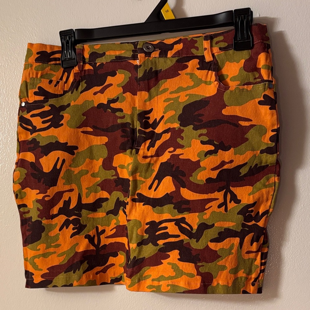 Camouflage Cargo Shorts